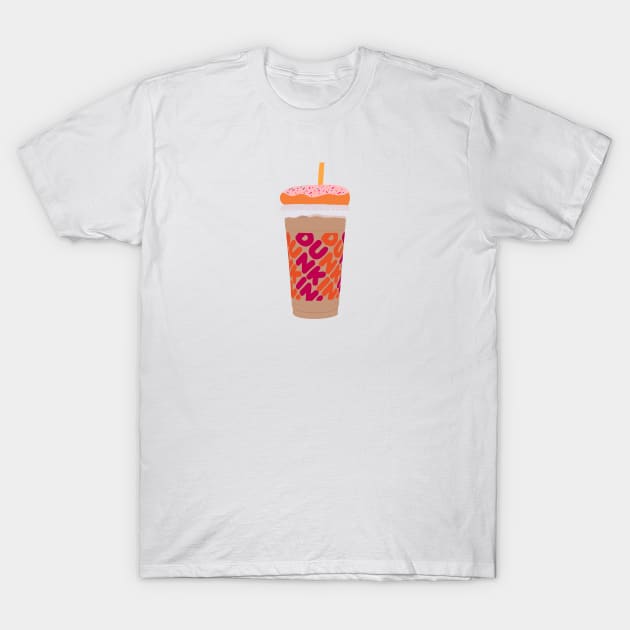 Donut coffee T-Shirt by Artofcuteness